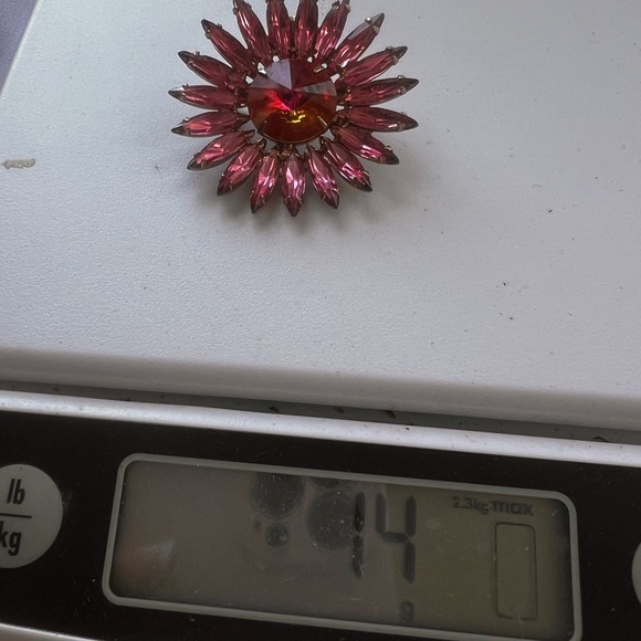 Vintage juliana Aurora Borealis Rhinestone facetted Brooch Pin Brooch - Picture 4 of 5